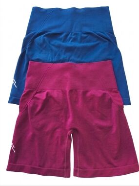 Oner Active Classic Seamless Shorts Bundle | Fig & Royal Blue